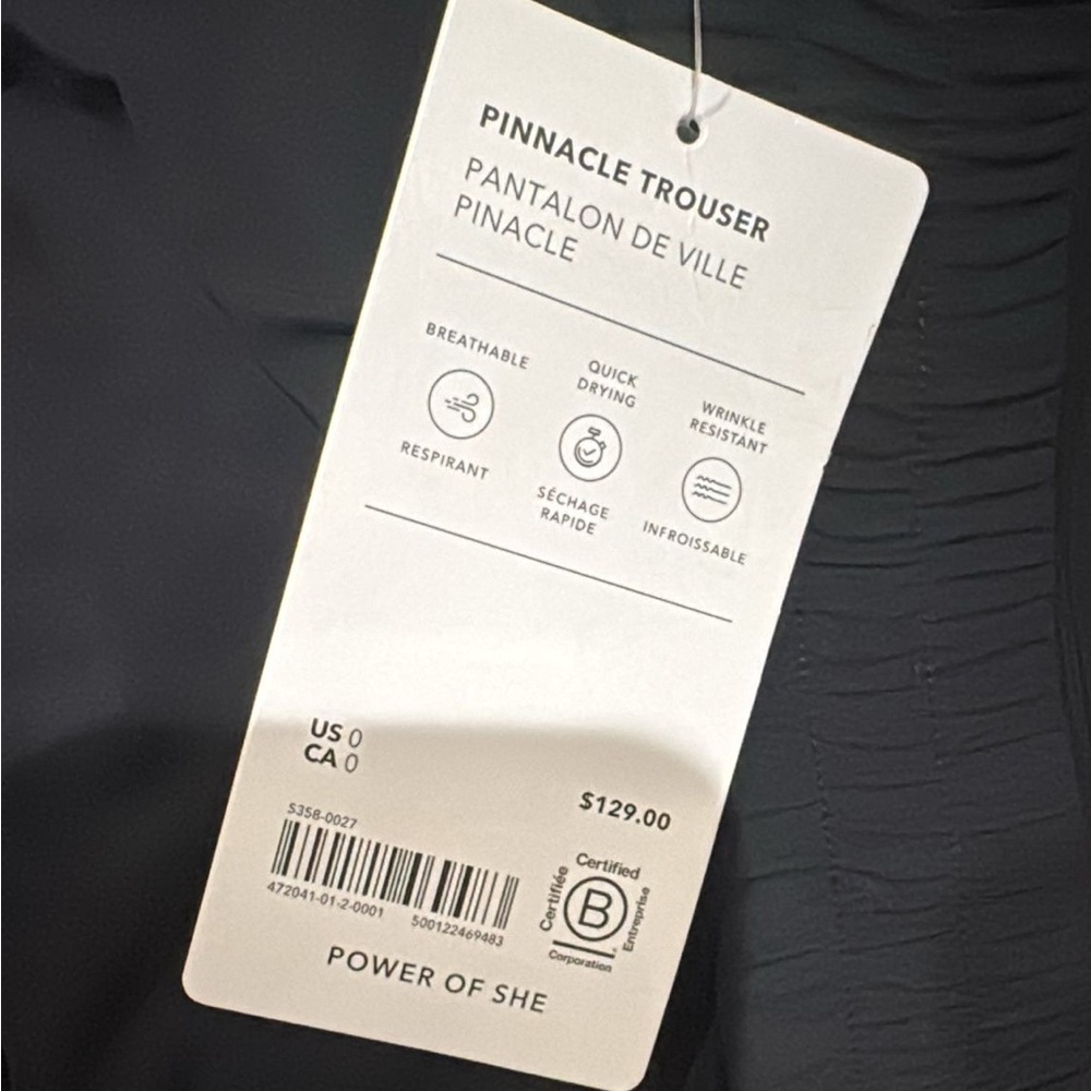 Athleta Pinnacle High Rise Trouser // Black - Picture 15 of 15
